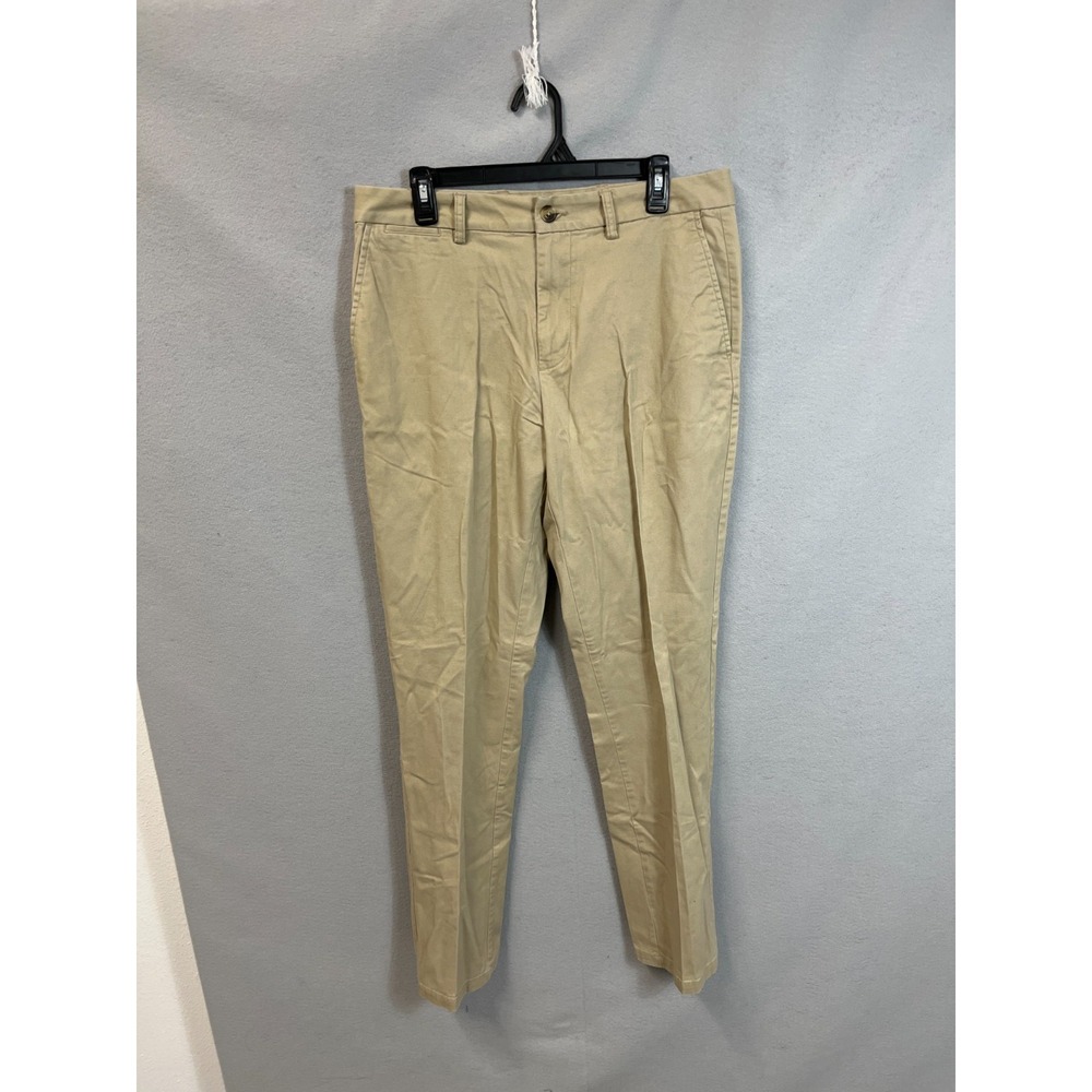 Old Navy Ultimate Athletic‎ Chino Pants Mens 32x34 Beige Cotton Stretch Formal